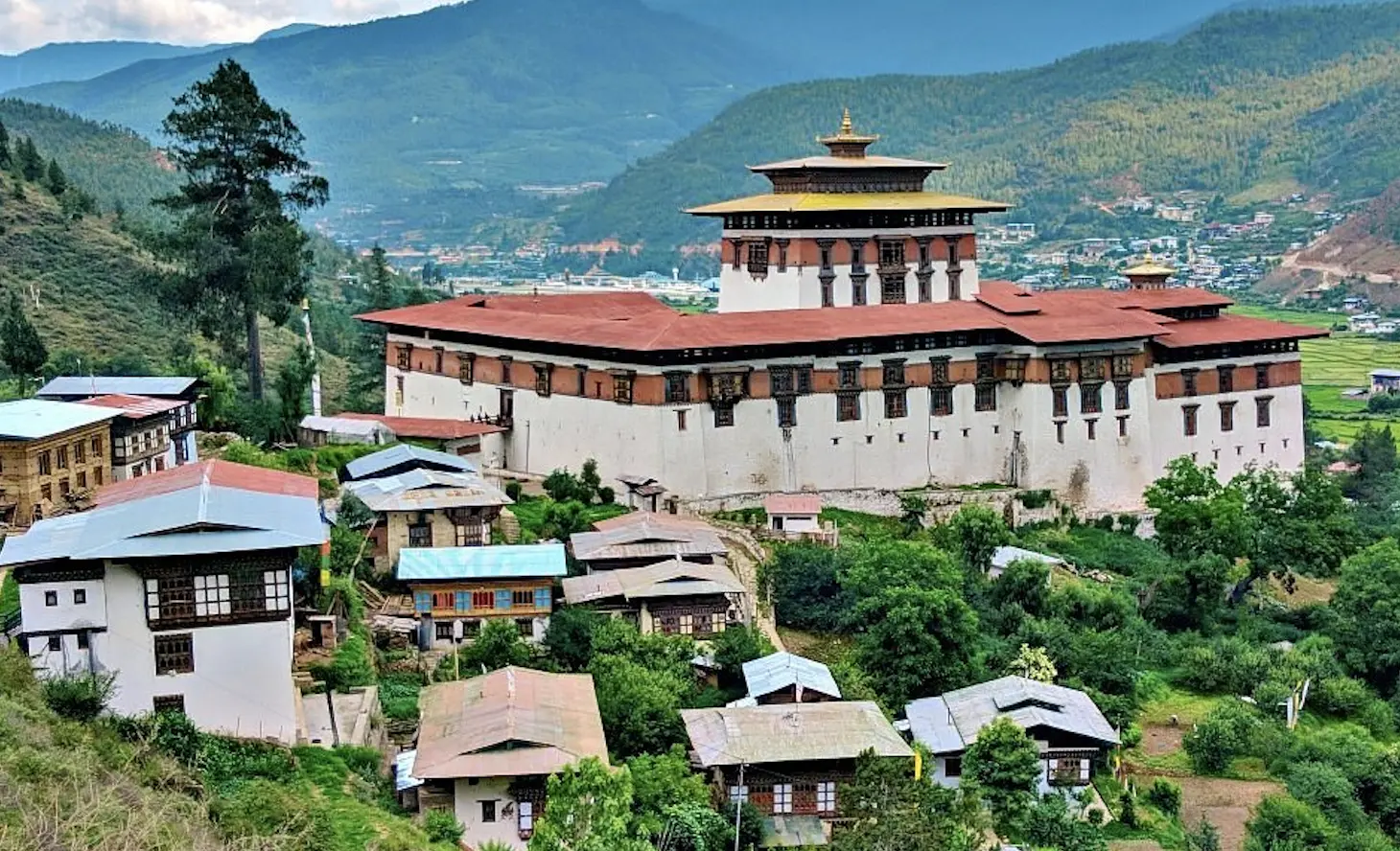 du lịch bhutan, bhutantourism, muaxuanbhutan,bhutantravel, Rinpung Dzong