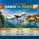 Lịch bay Hà Nội Paro